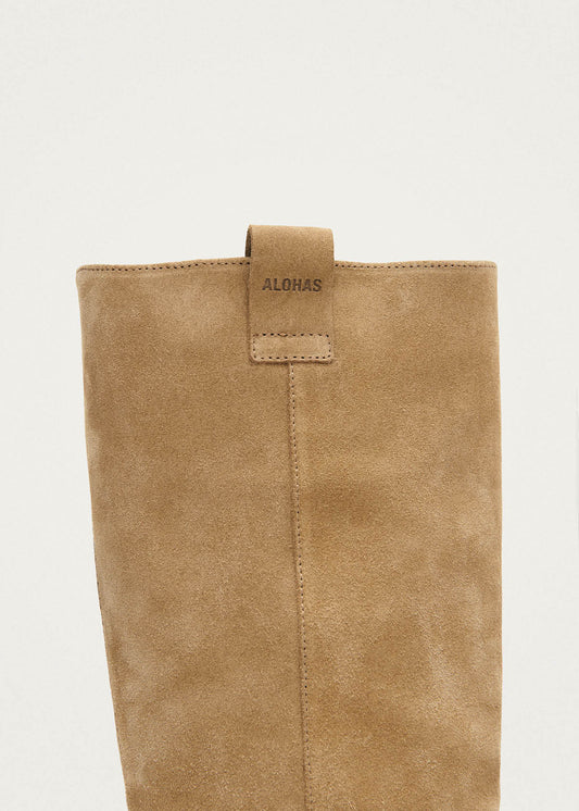 Bottes en cuir suédé Sajan-image