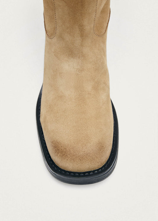 Bottes en cuir suédé Sajan-image