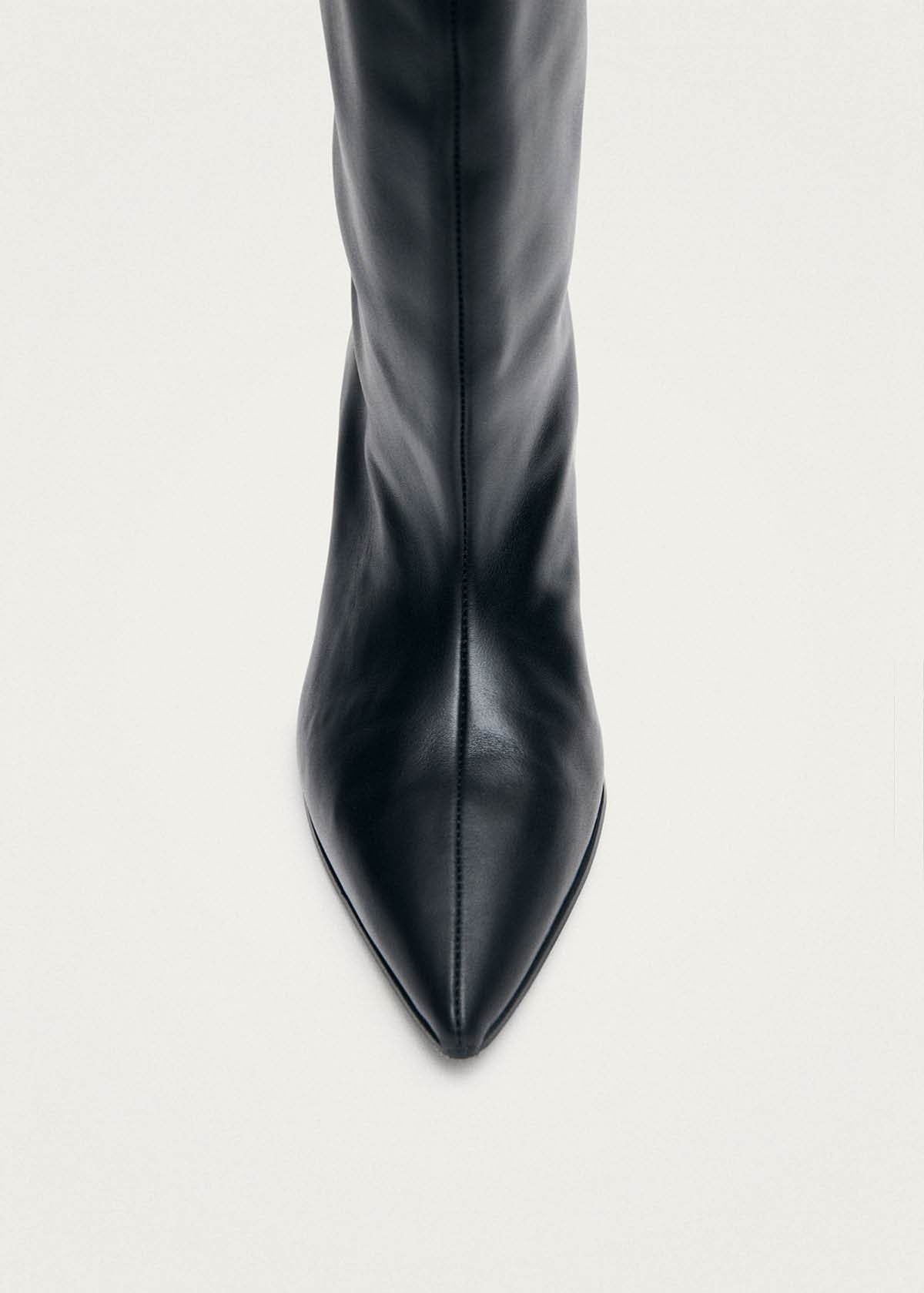 Samia Schwarze Lederstiefel