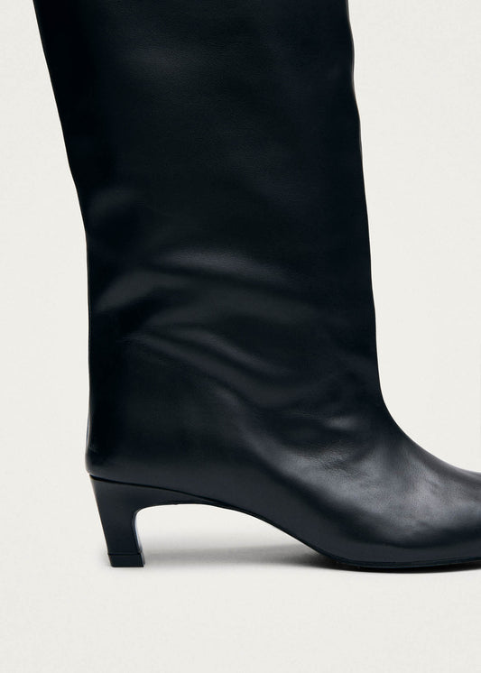 Samia Botas de Cuero Negro-image