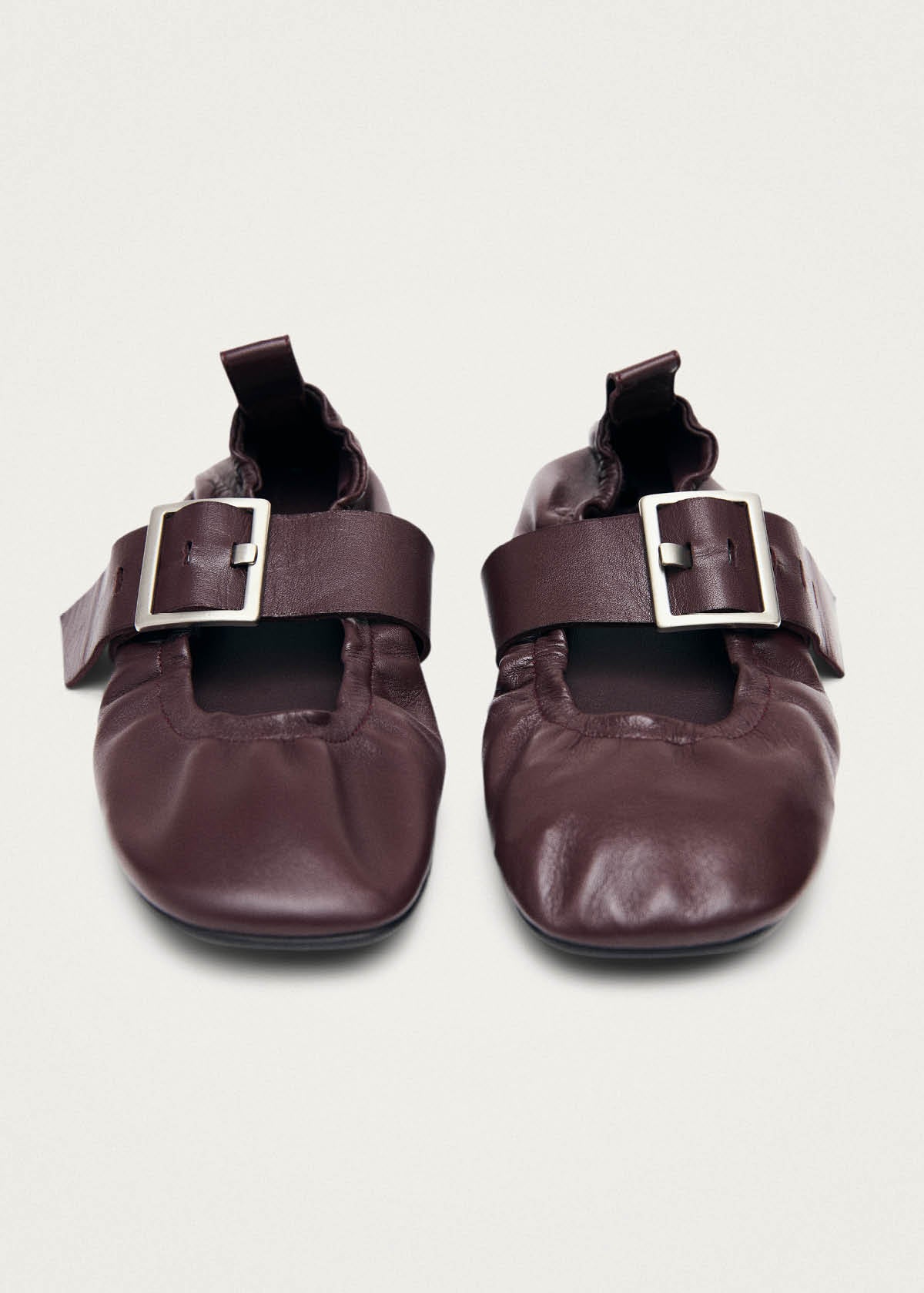 Ballerine in pelle bordeaux Sarea
