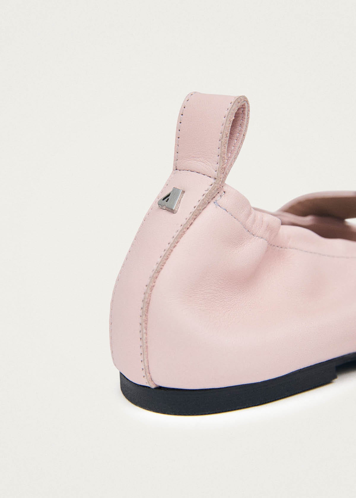 Sarea Rosa Leder Ballerinas