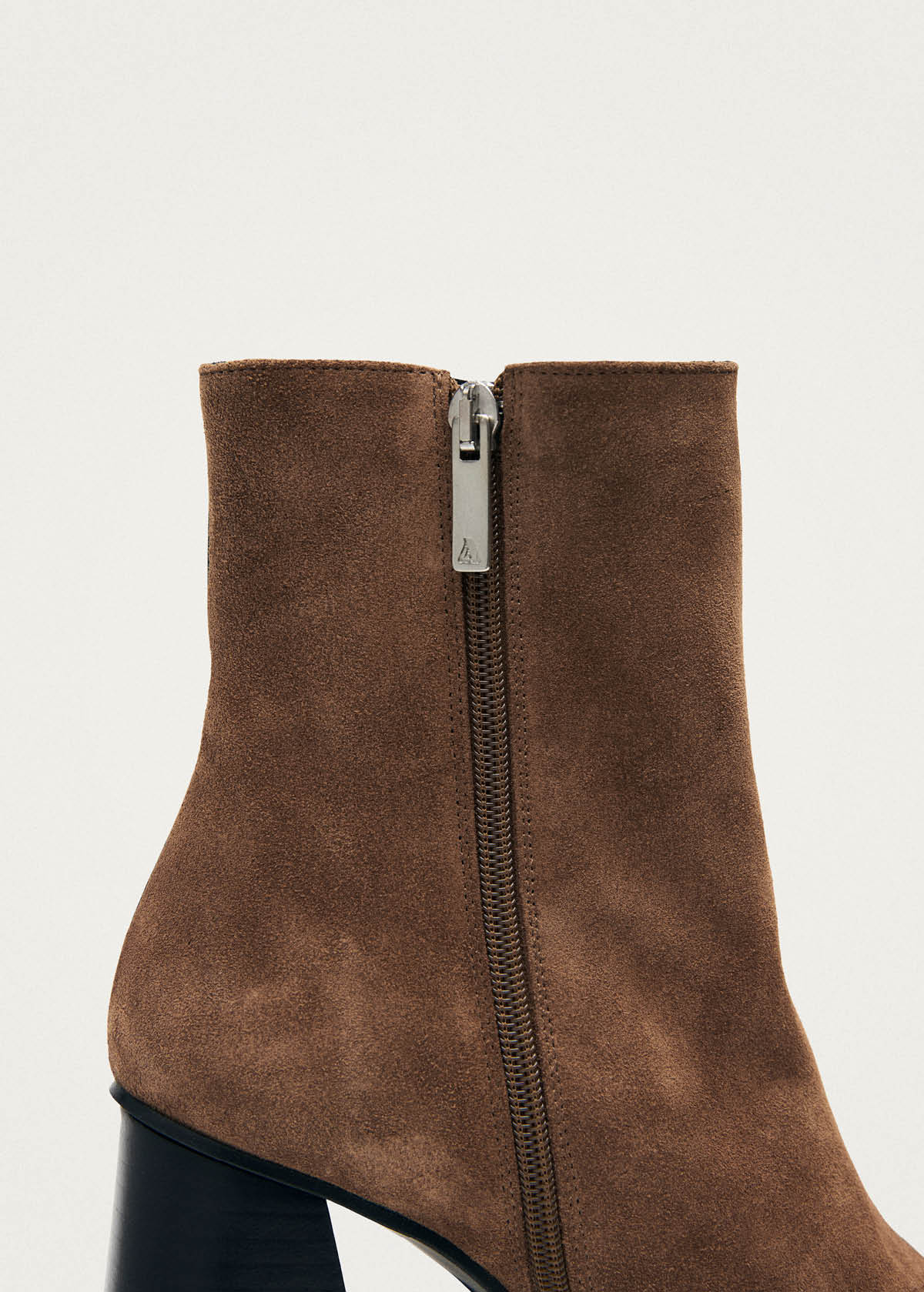 South Bicolor Black Brown Leather Ankle Boots