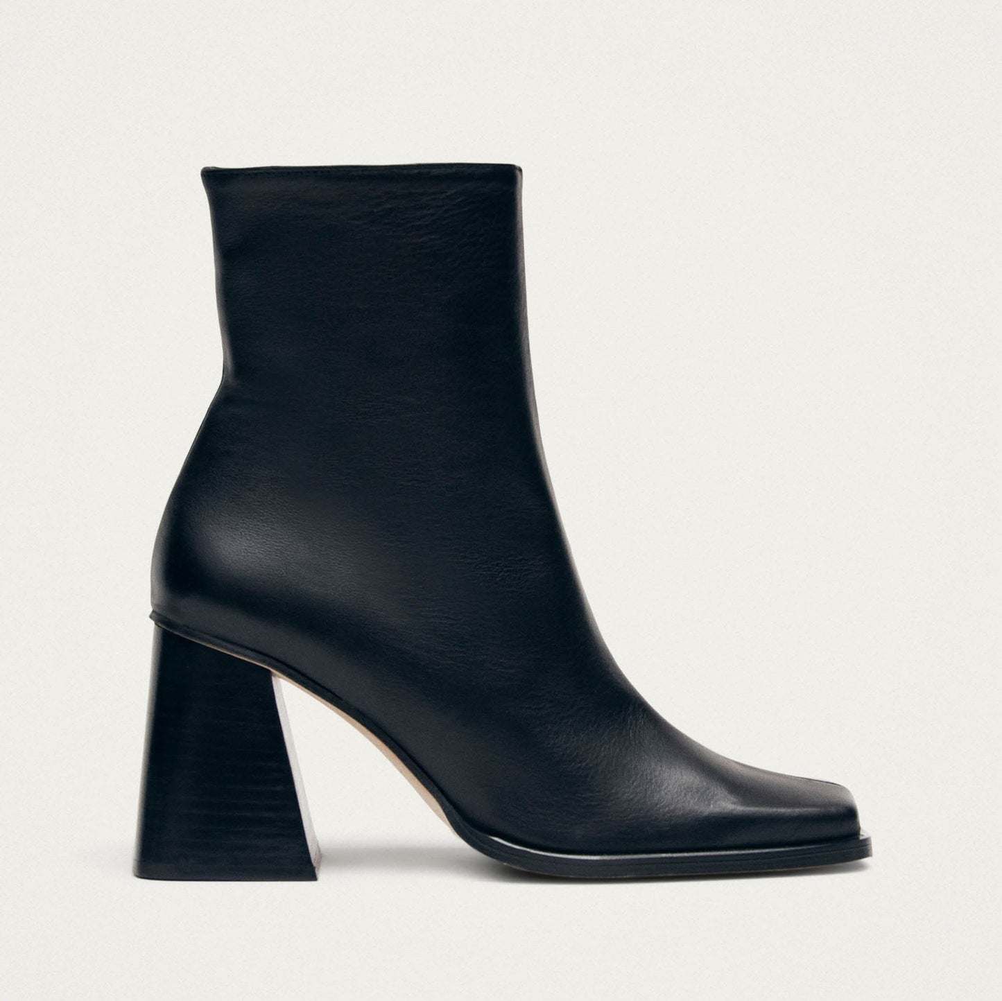 South Black Leather Ankle Boots Ankle Boots ALOHAS