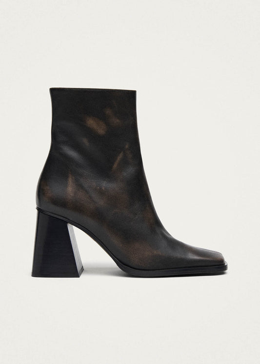 South Botines Marrones con Efecto Vintage