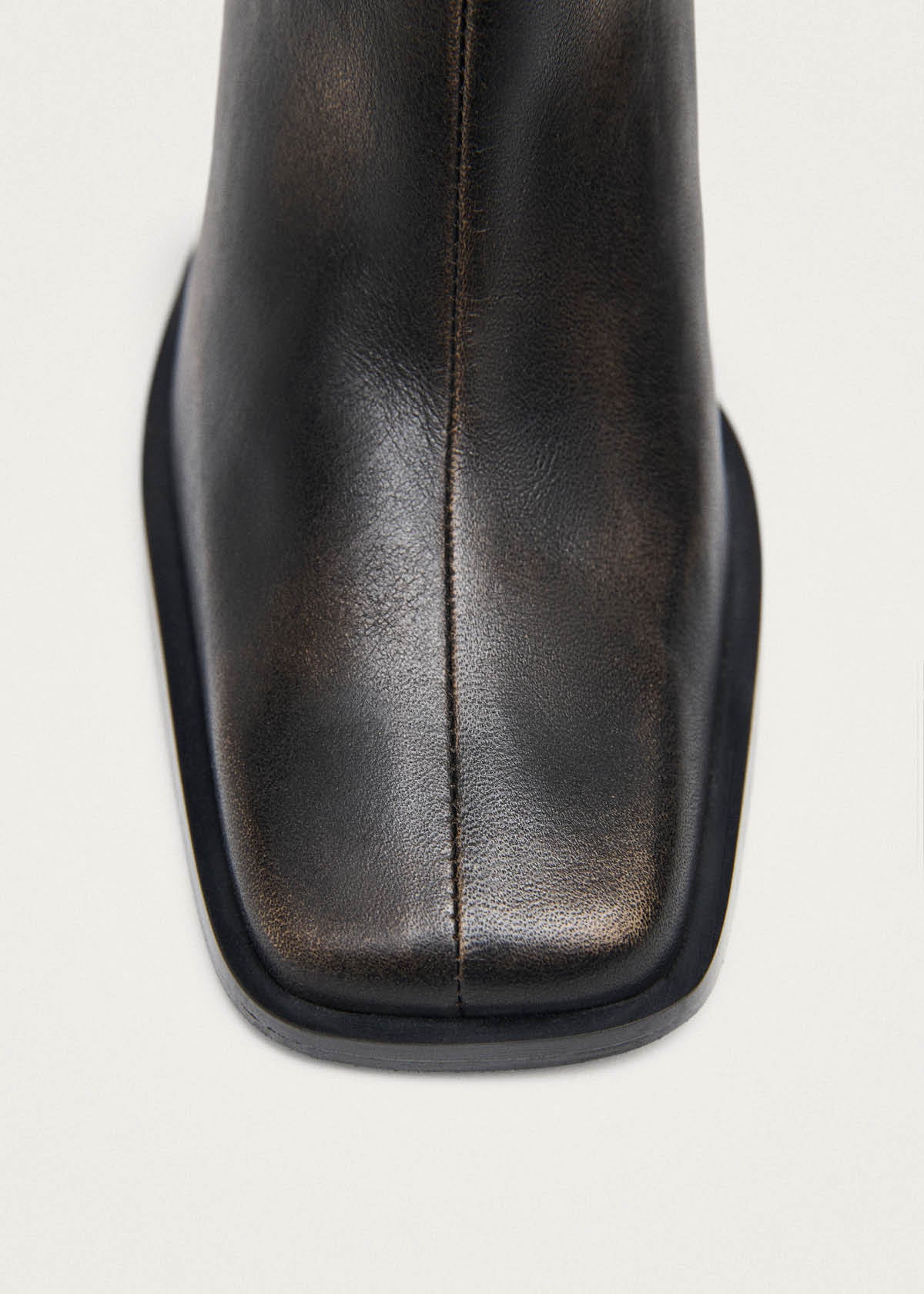 South Botines Marrones con Efecto Vintage