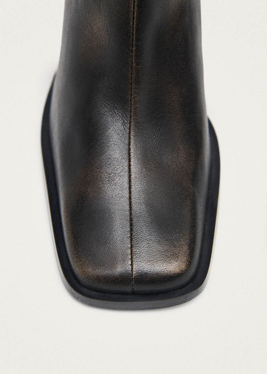 South Botines Marrones con Efecto Vintage-image