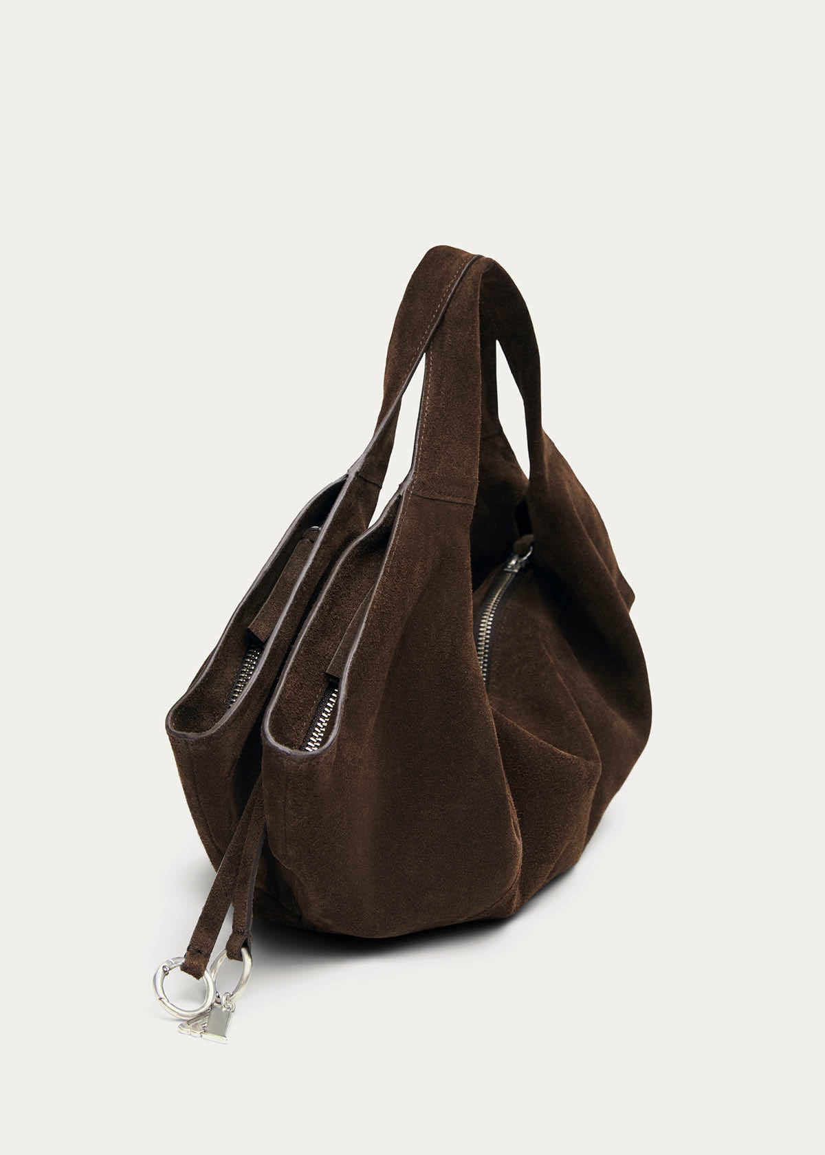 Sue Mini Sac en Cuir Marron Suédé