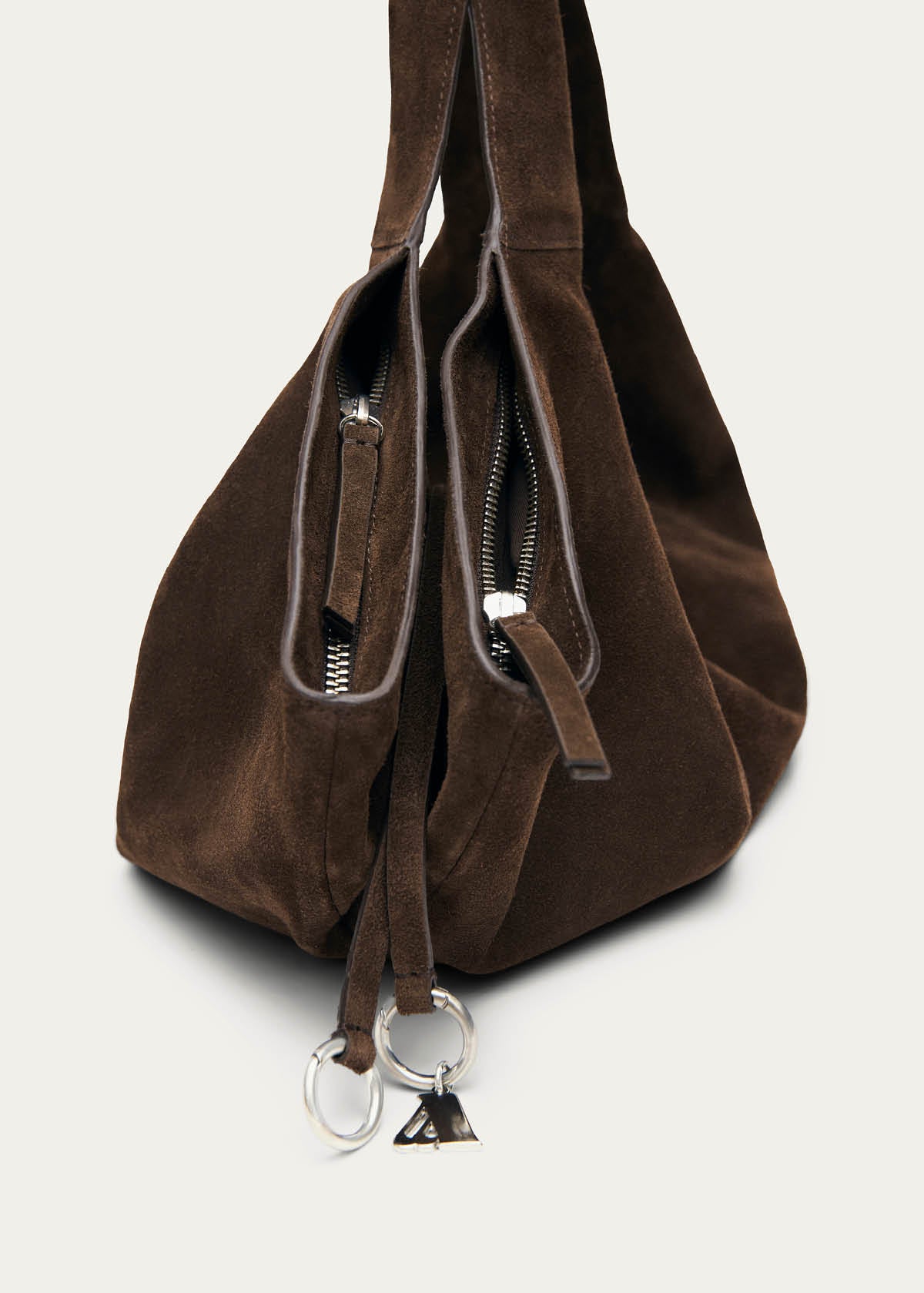 Sue Mini Sac en Cuir Marron Suédé