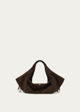 Sue Mini Sac en Cuir Marron Suédé