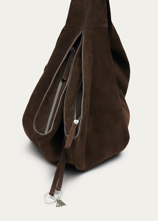 Sue Sac en Cuir Marron Suédé-image