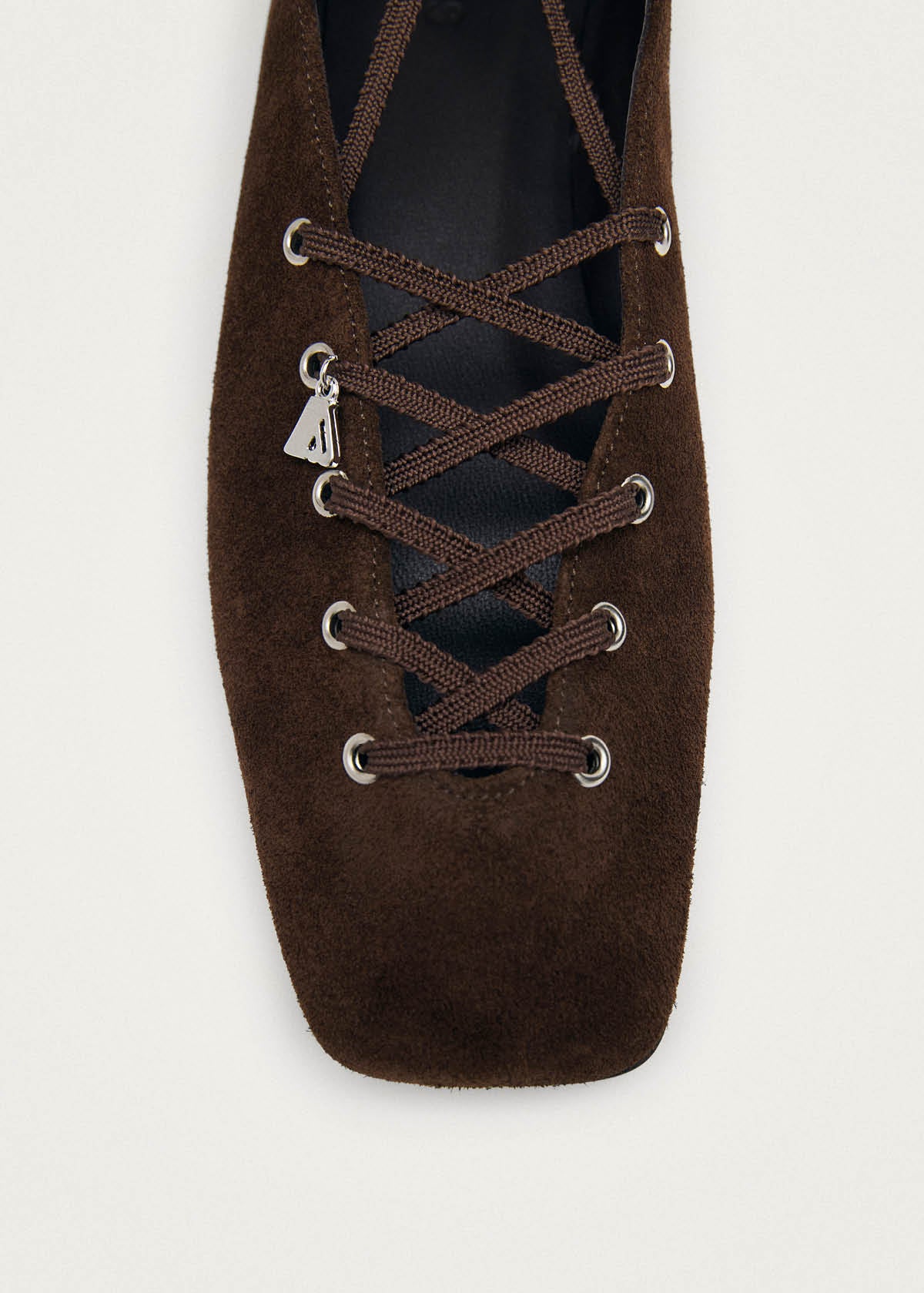 Suna Wildleder Ballerinas in Braun