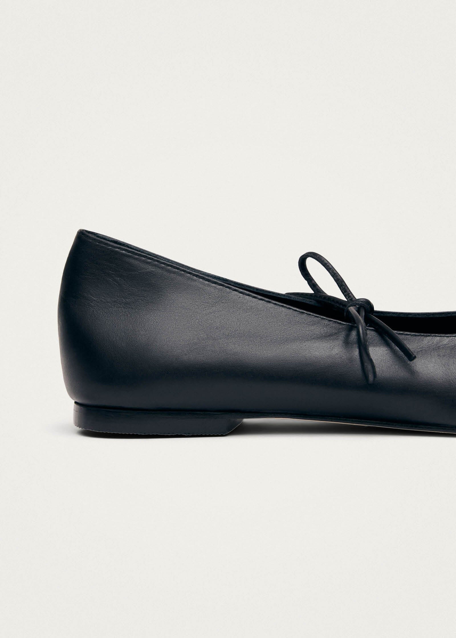 Sway Black Leather Ballet Flats | ALOHAS Sway Black Leather Ballet Flats | ALOHAS
