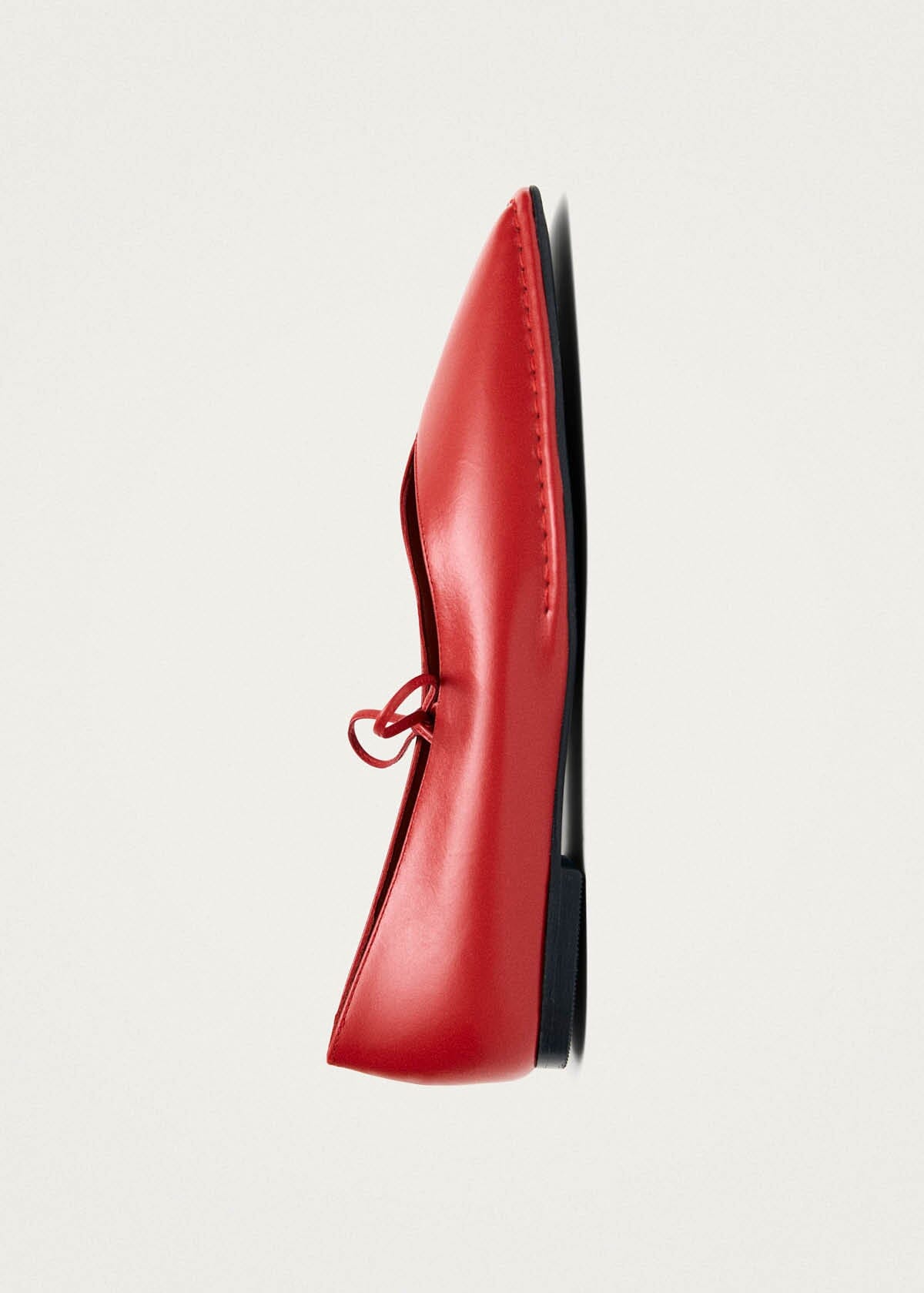 Sway Red Leather Ballet Flats Ballet Flats ALOHAS