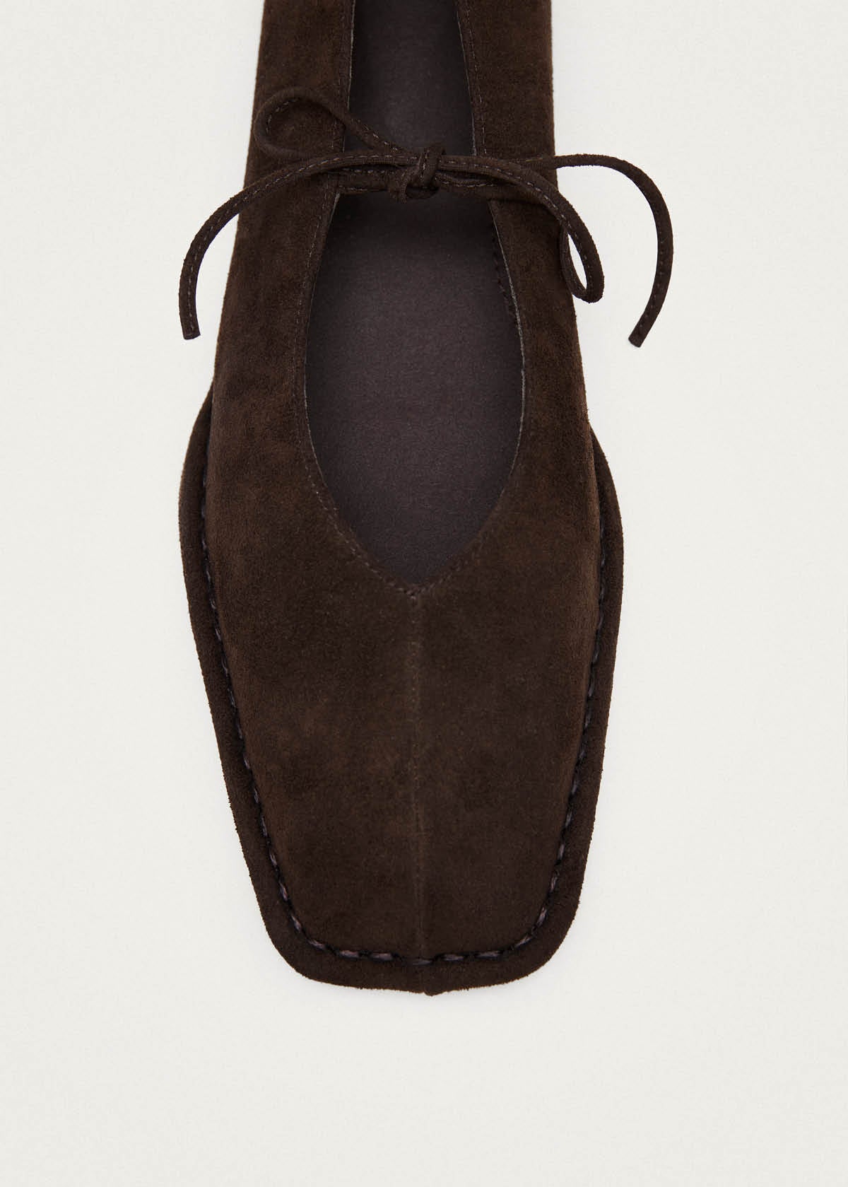 Sway Recycled Brown Leather Ballet Flats