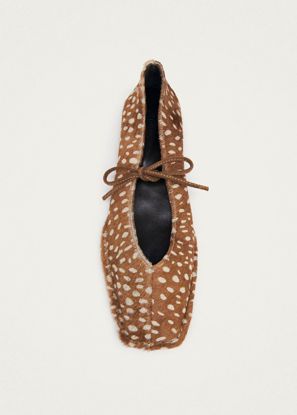Sway Weiche Hirsch Braun Leder-Ballerinas