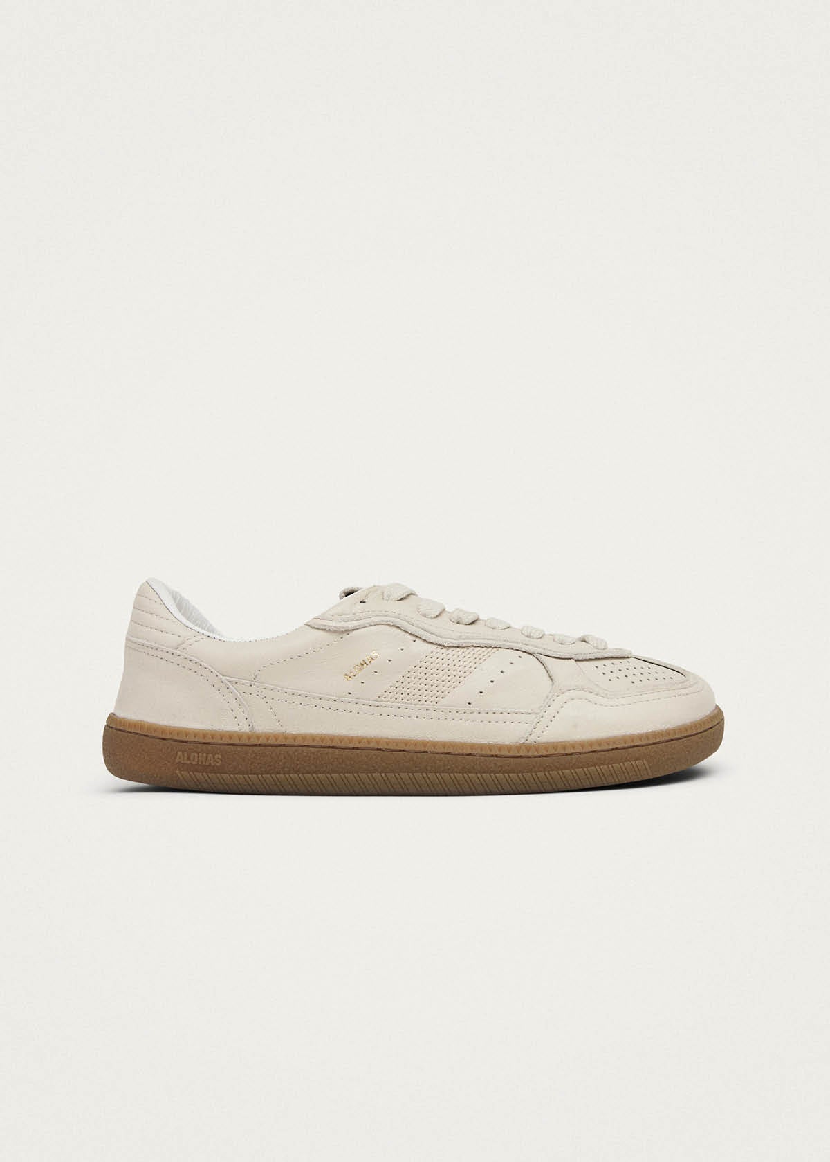Tb.00 Barefoot Cream Leather Sneakers