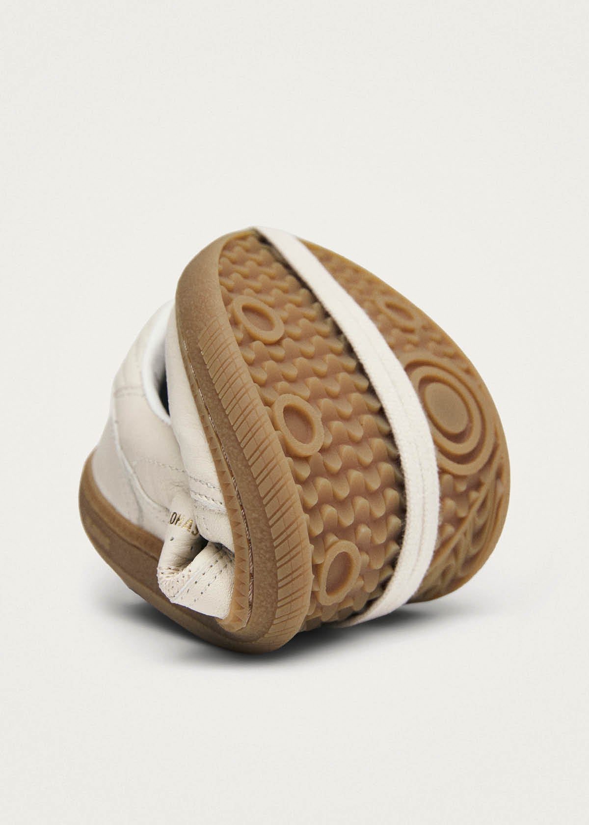 Tb.00 Barefoot Cream Leather Sneakers