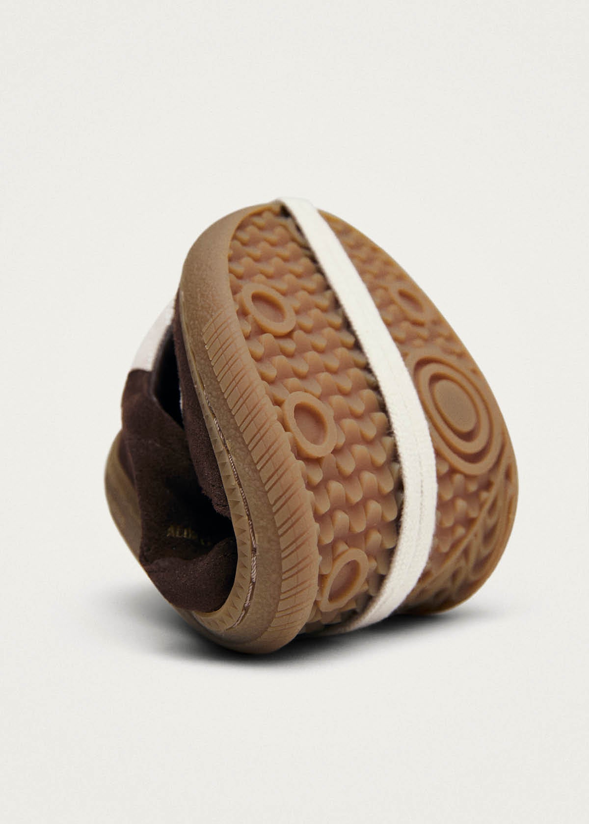 Tb.00 Sneakers in Pelle Cacao e Bianco Off