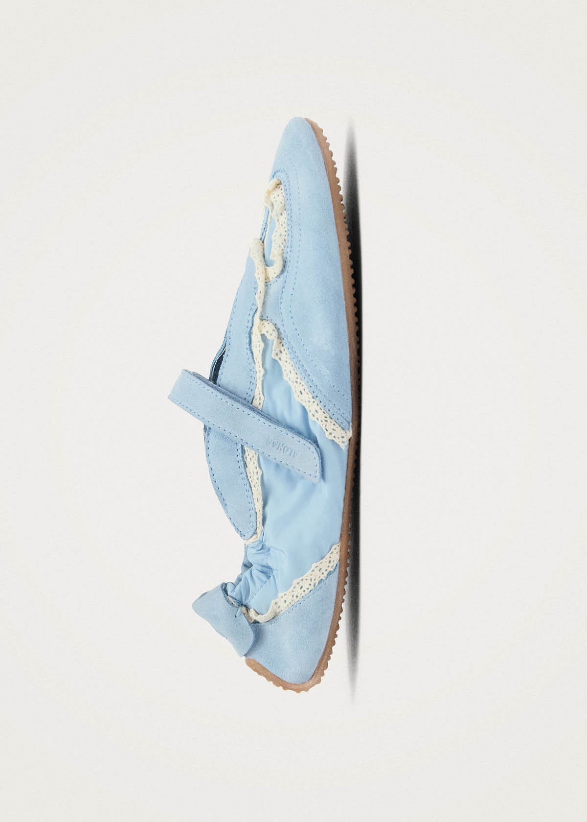 Tb.027 Meryl Crochet Sky Blue Leather Sneakers