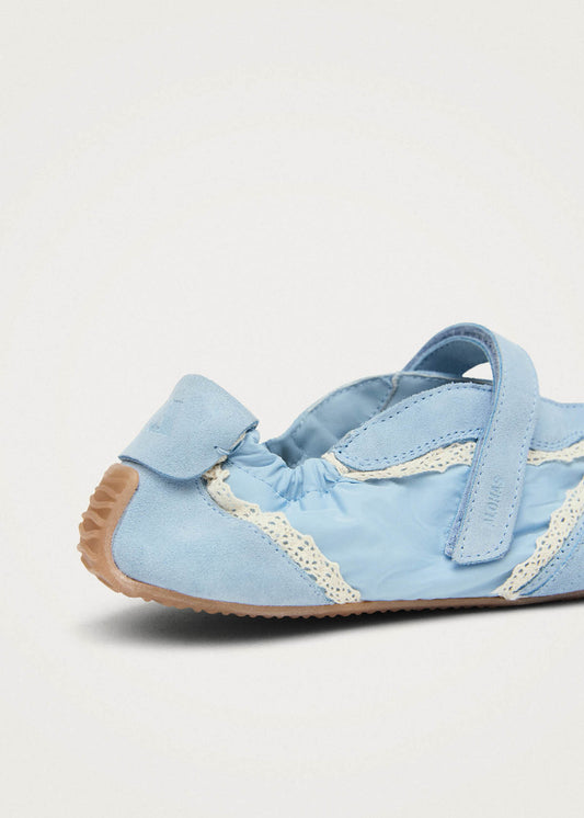 Tb.027 Meryl Crochet Sky Blue Leather Sneakers-image