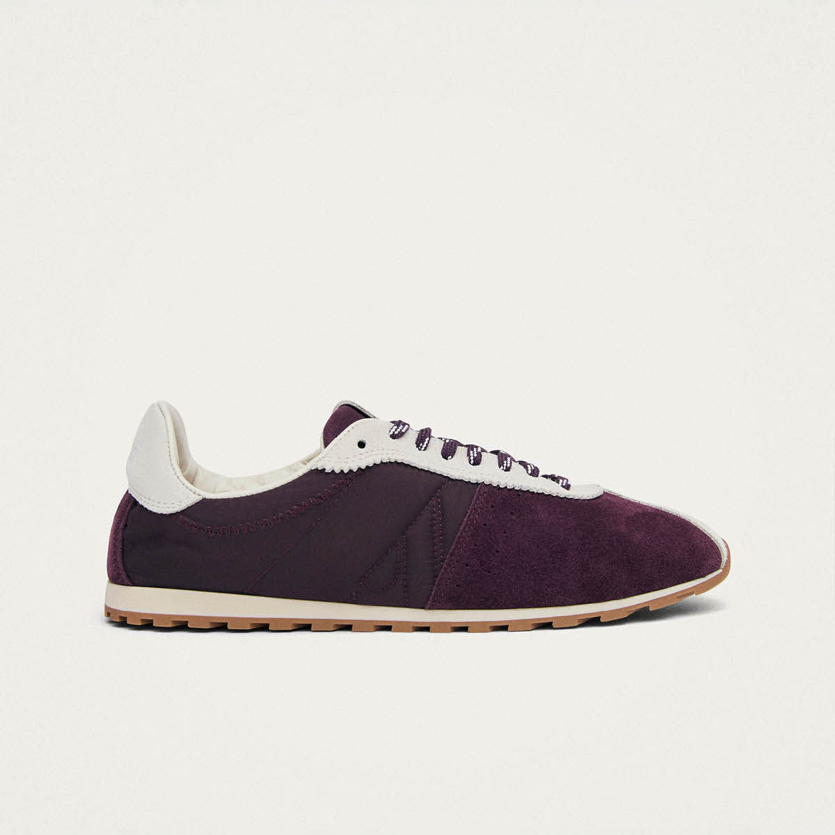 Tb.1897 Burgundy Leather Sneakers
