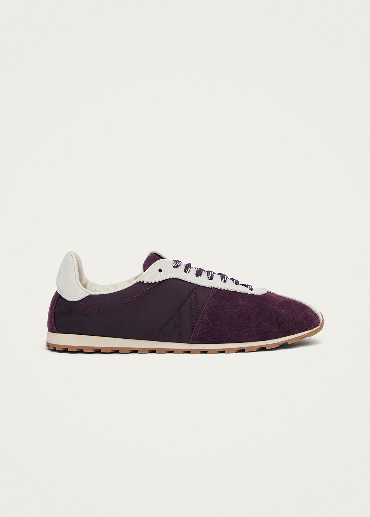 Tb.1897 Burgundy Leather Sneakers