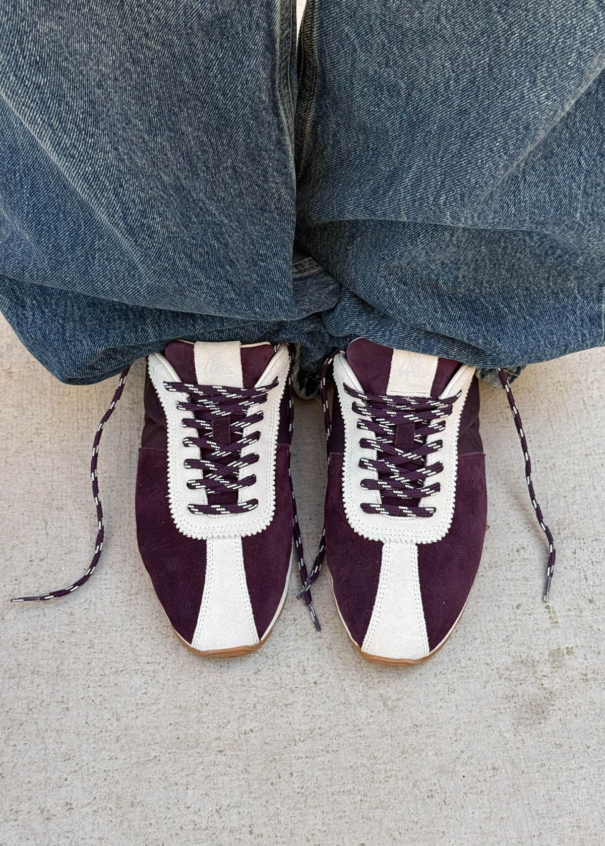 Tb.1897 Burgundy Leather Sneakers