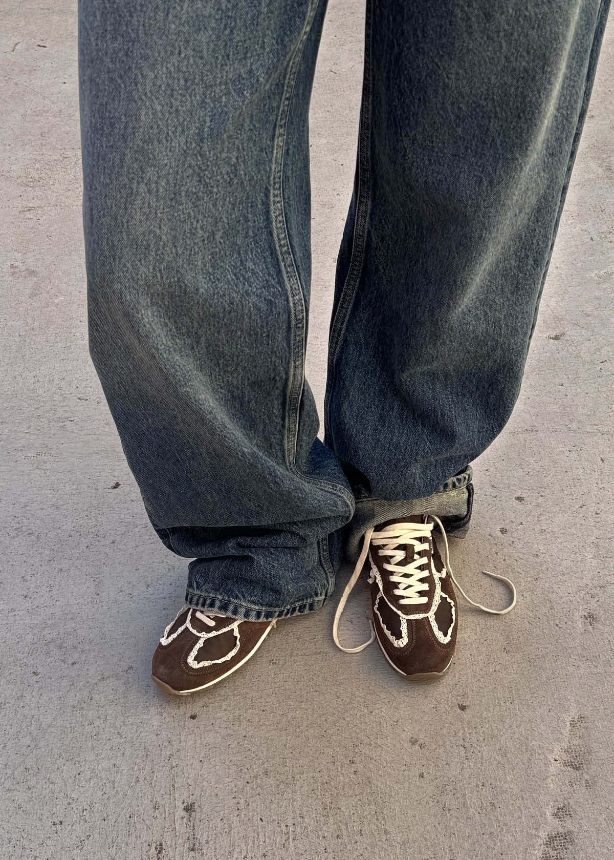 Tb.1985 Clemont Häkel-Braune Sneaker