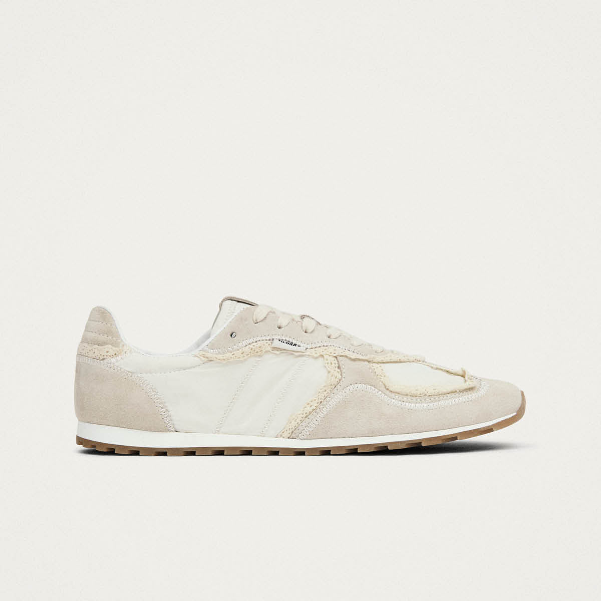 Tb.1985 Clemont Crochet Cream Sneakers