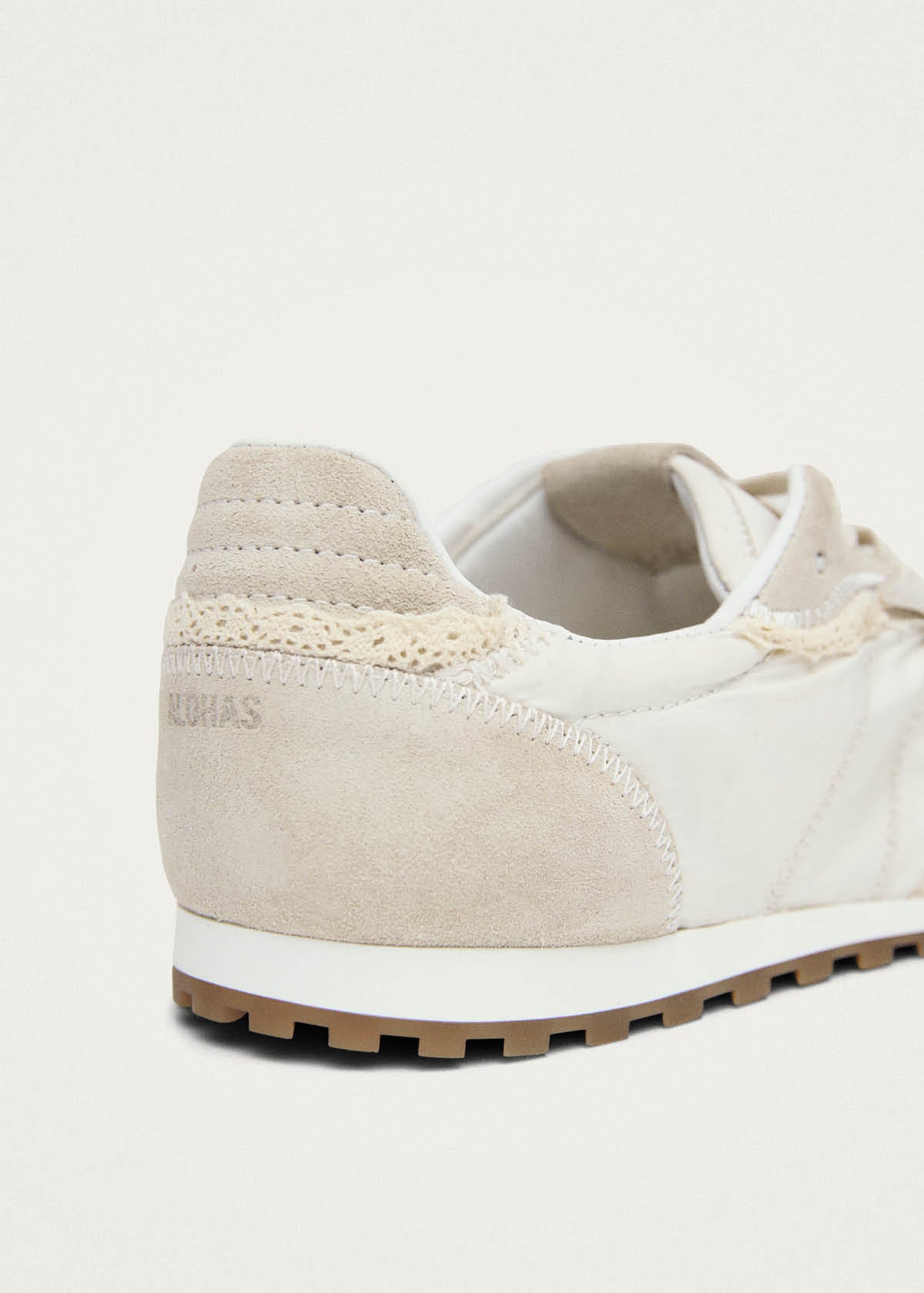 Tb.1985 Clemont Crochet Cream Sneakers