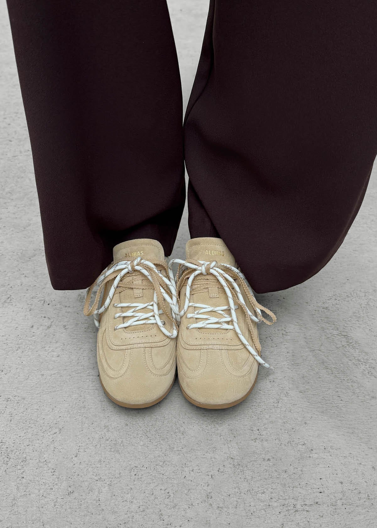 Tb.24 Wildleder Beige Leder Sneaker