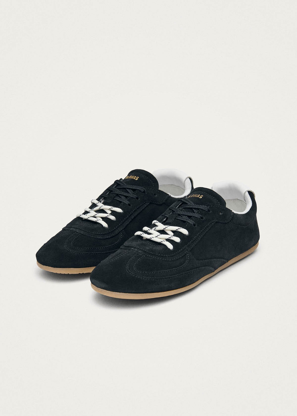 Tb.24 Wildleder schwarze Leder Sneaker