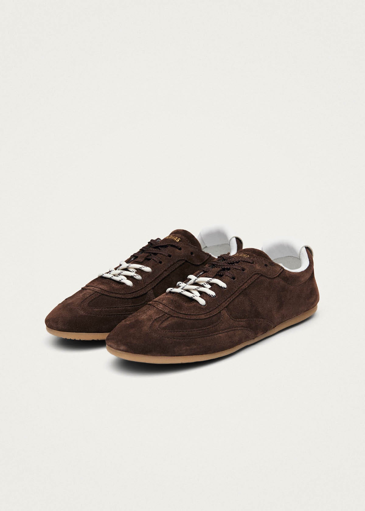 Tb.24 Suede Chocolate Brown Leather Sneakers | ALOHAS