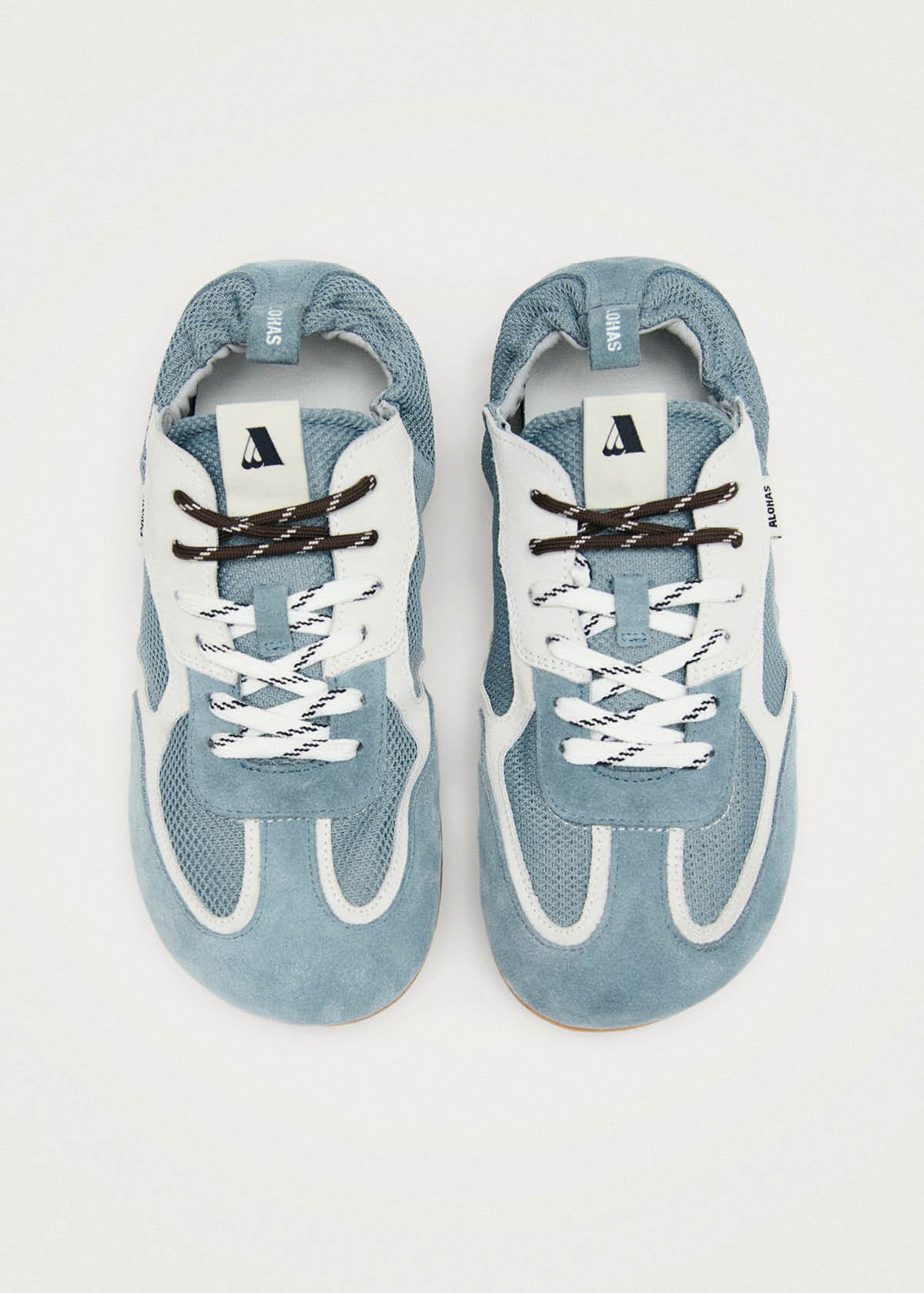 Tb.26 Sora Barefoot Sneakers in Pelle Verde Salvia
