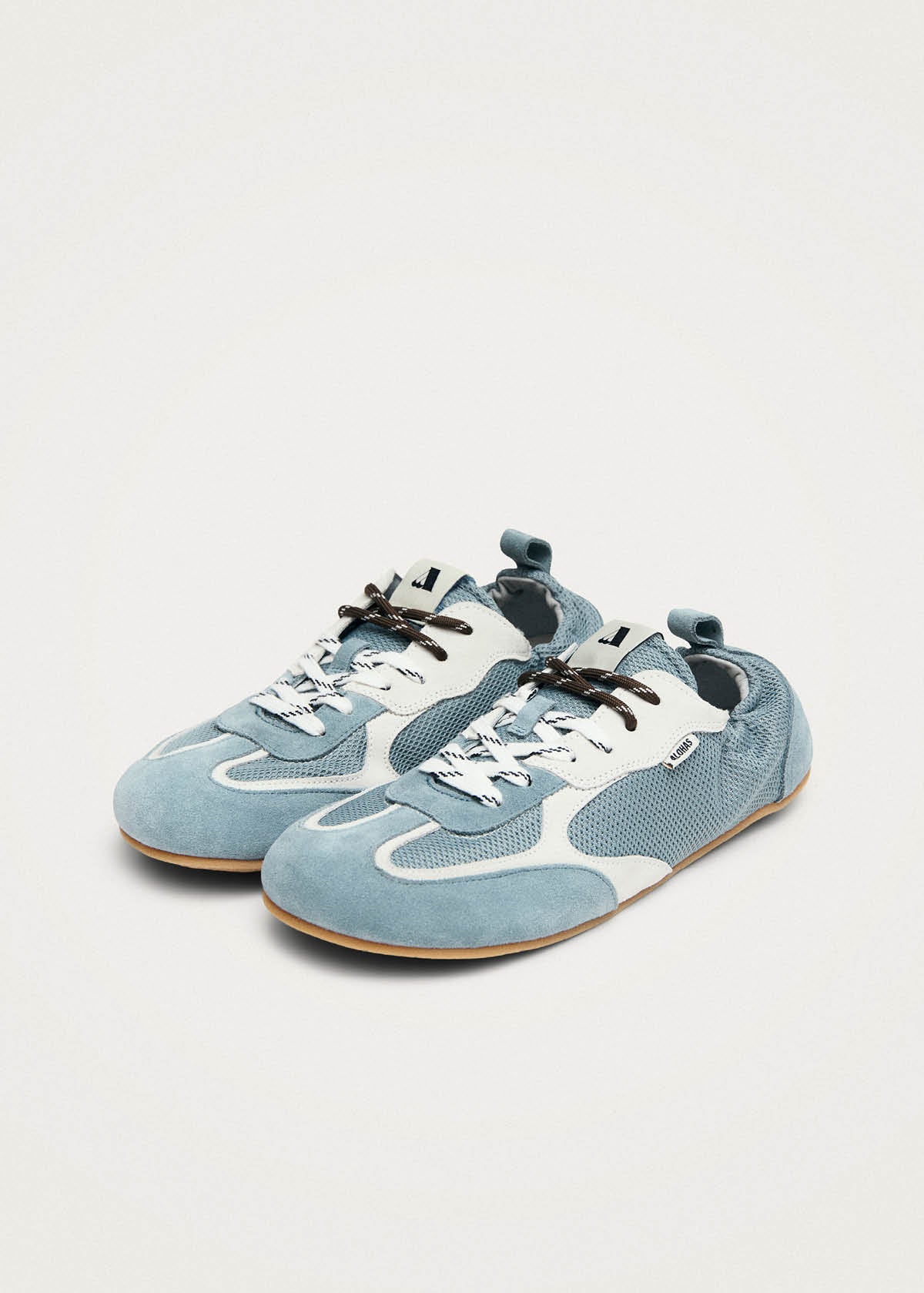 Tb.26 Sora Barefoot Sneakers in Pelle Verde Salvia