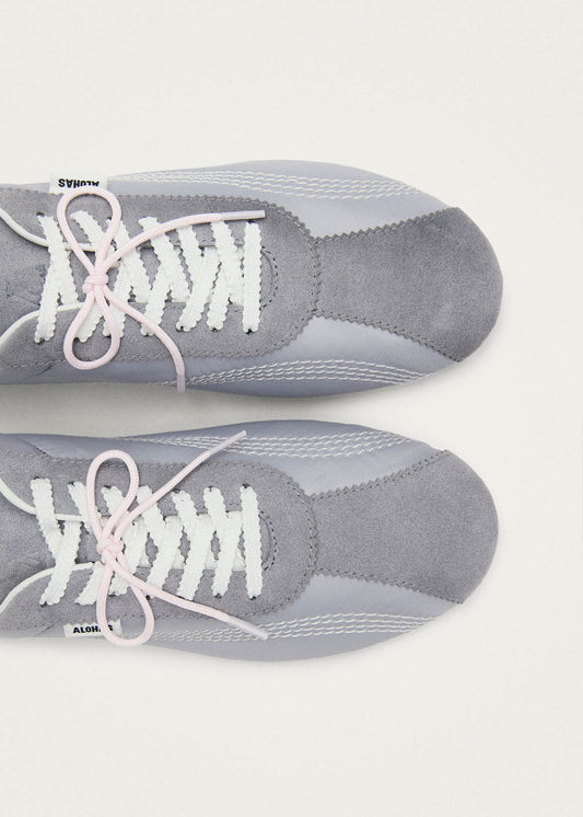 Tb.267 Welle Nylon Pale Blue Leather Sneakers-image