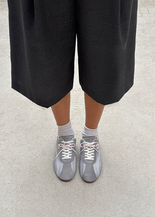 Tb.267 Welle Nylon Pale Blue Leather Sneakers-image