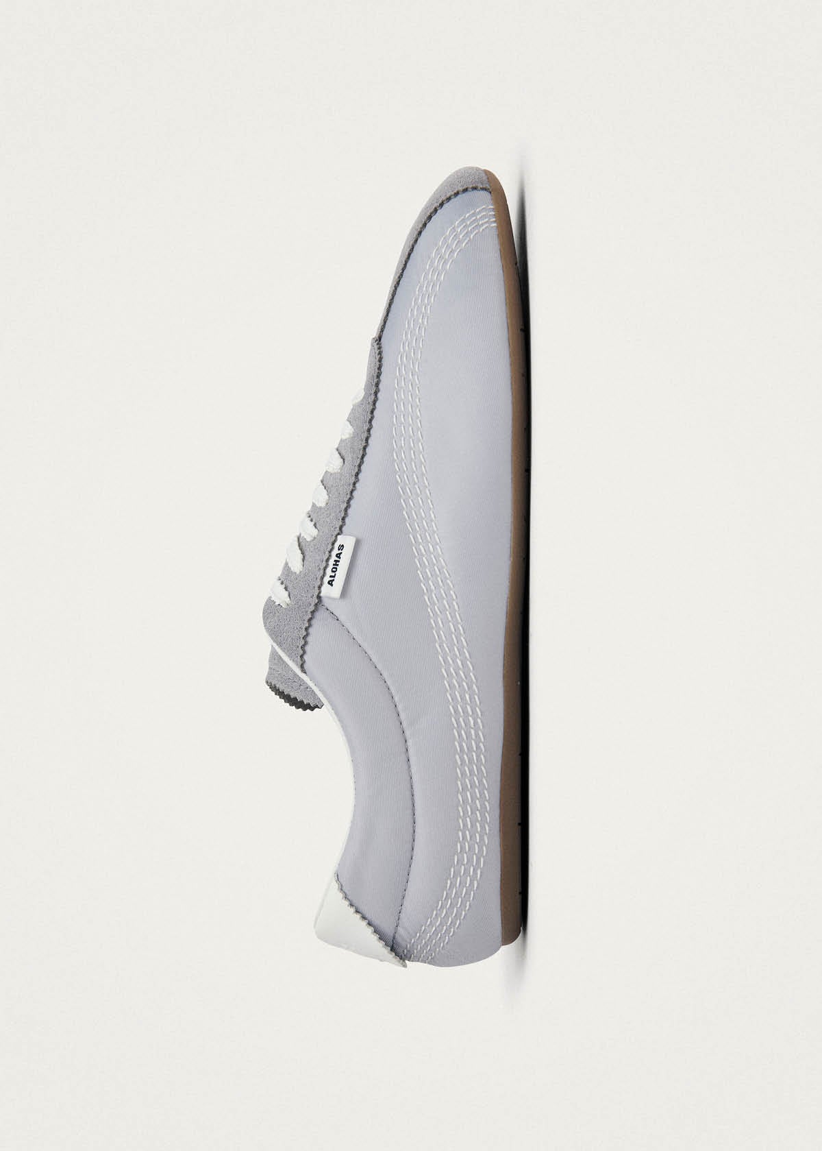 Tb.267 Welle Baskets en cuir bleu pâle en nylon