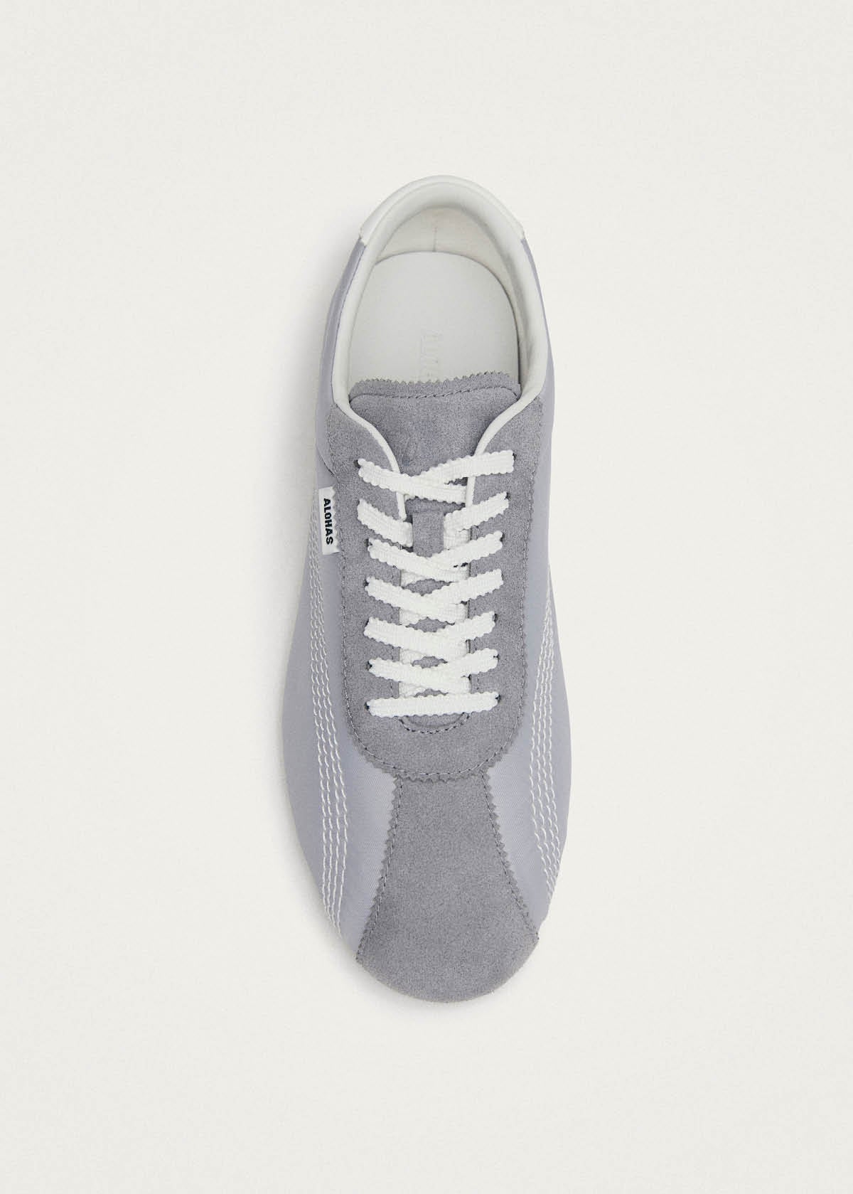 Tb.267 Welle Baskets en cuir bleu pâle en nylon