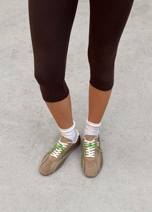 Tb.267 Welle Nylon Sand Leather Sneakers-image