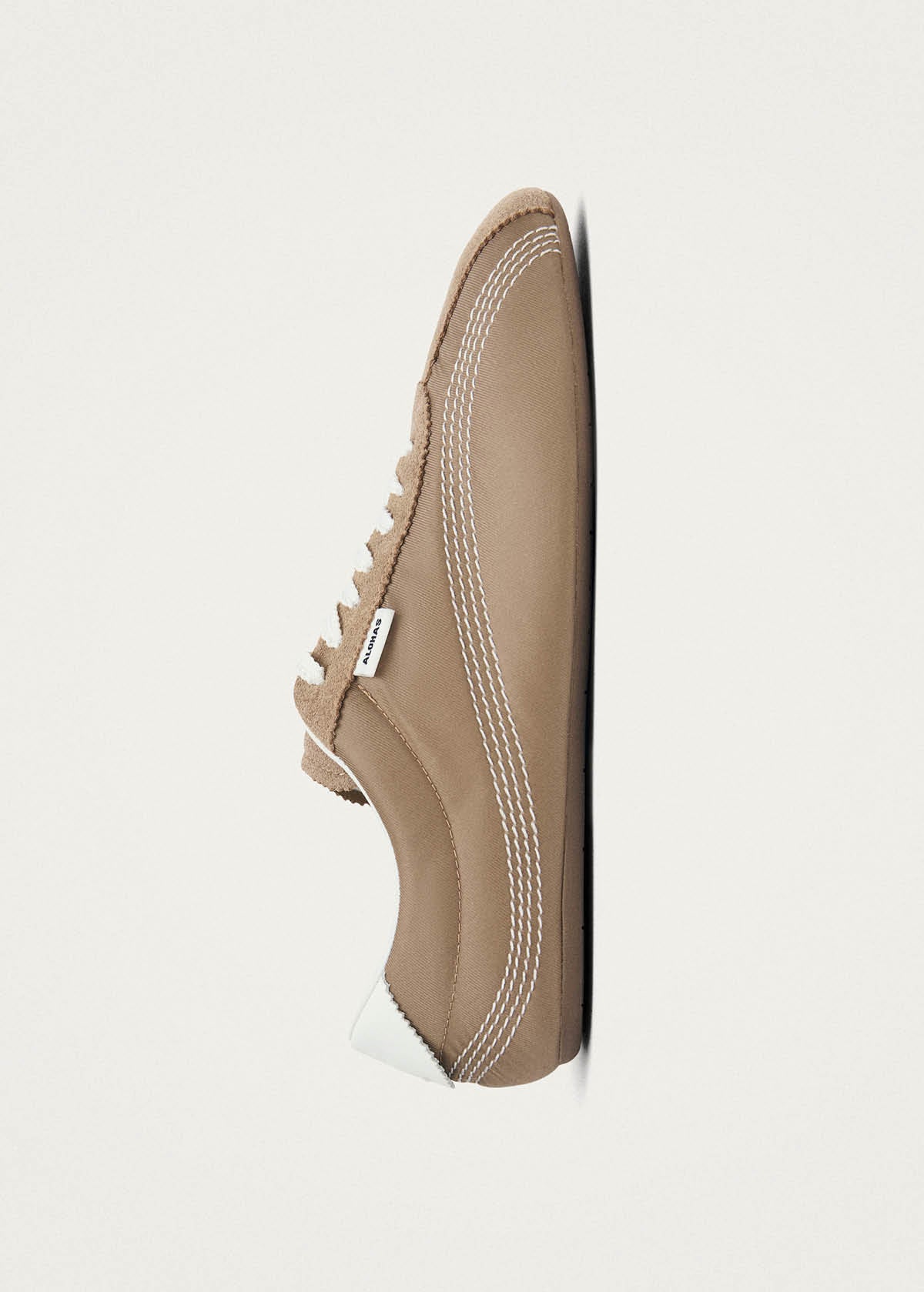 Tb.267 Welle Nylon Sand Leather Sneakers