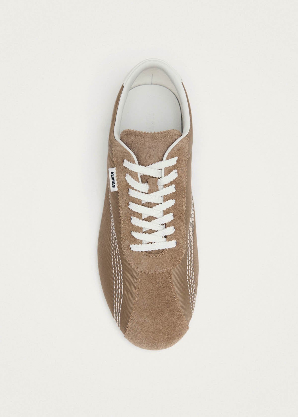 Tb.267 Welle Nylon Sand Leather Sneakers