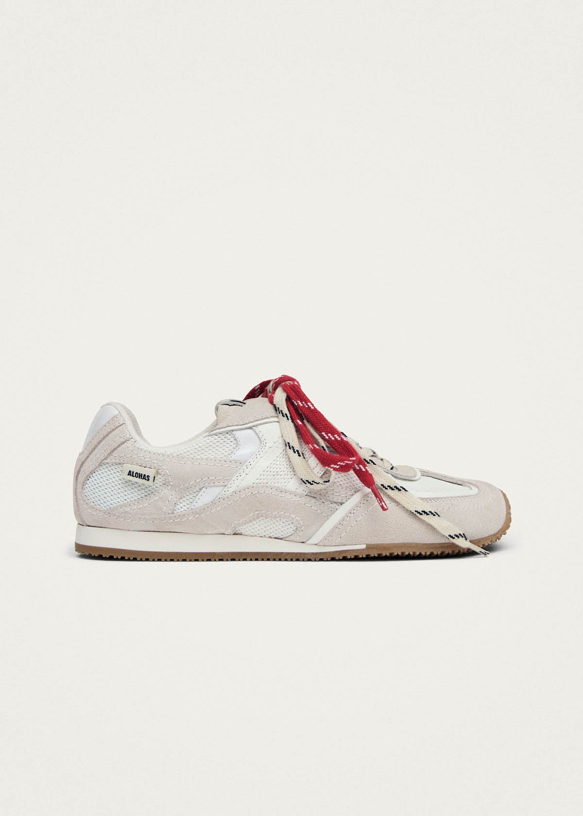 Tb.33 Cream Leather Sneakers