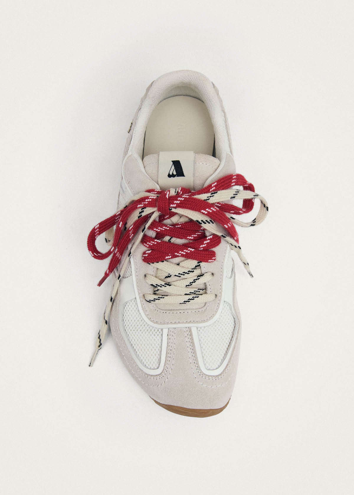 Tb.33 Cream Leather Sneakers