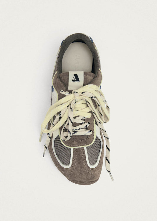 Tb.33 Zapatillas de Cuero Color Topo-image