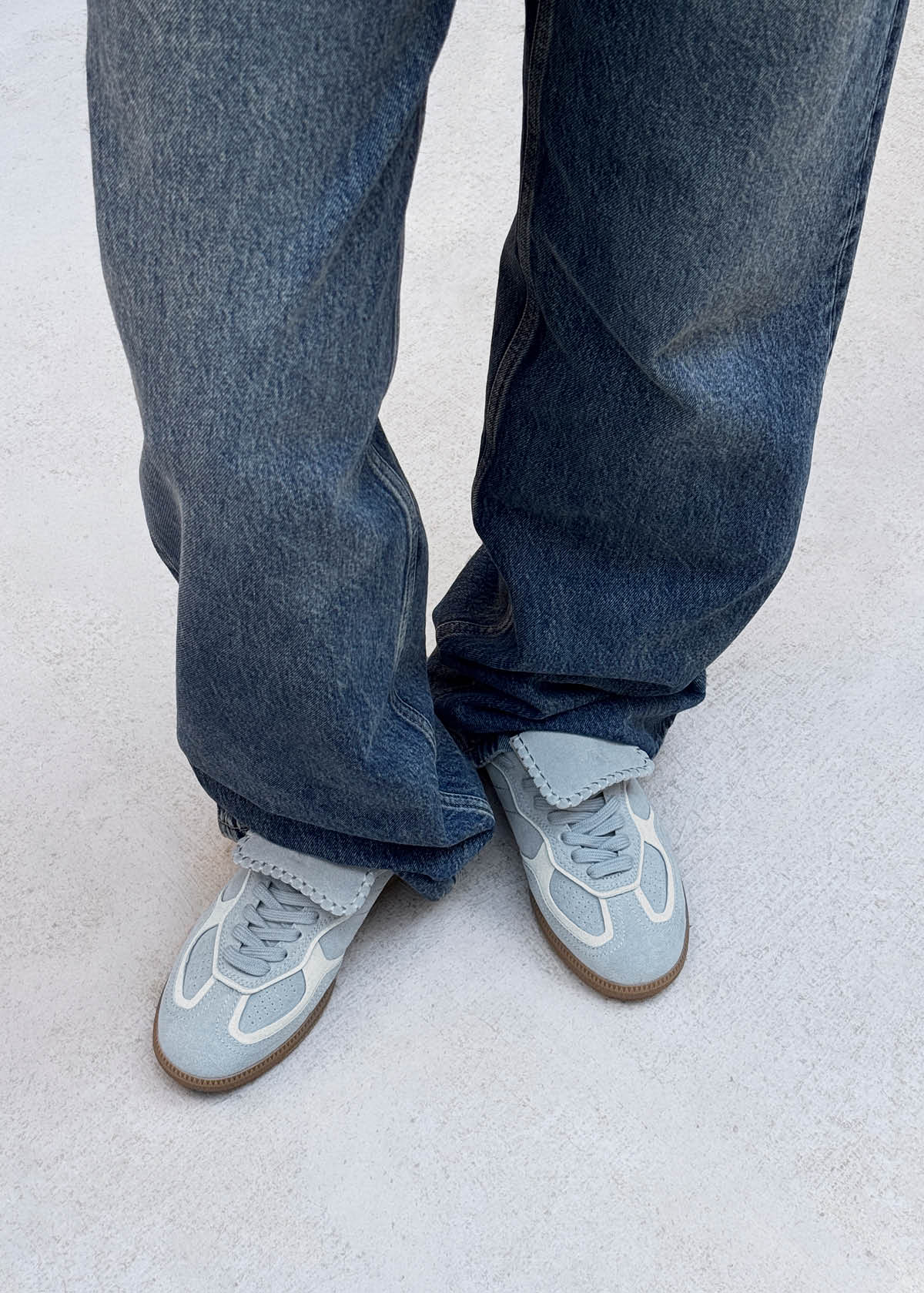 Tb.490 Sneakers in Pelle Riciclata Blu Club