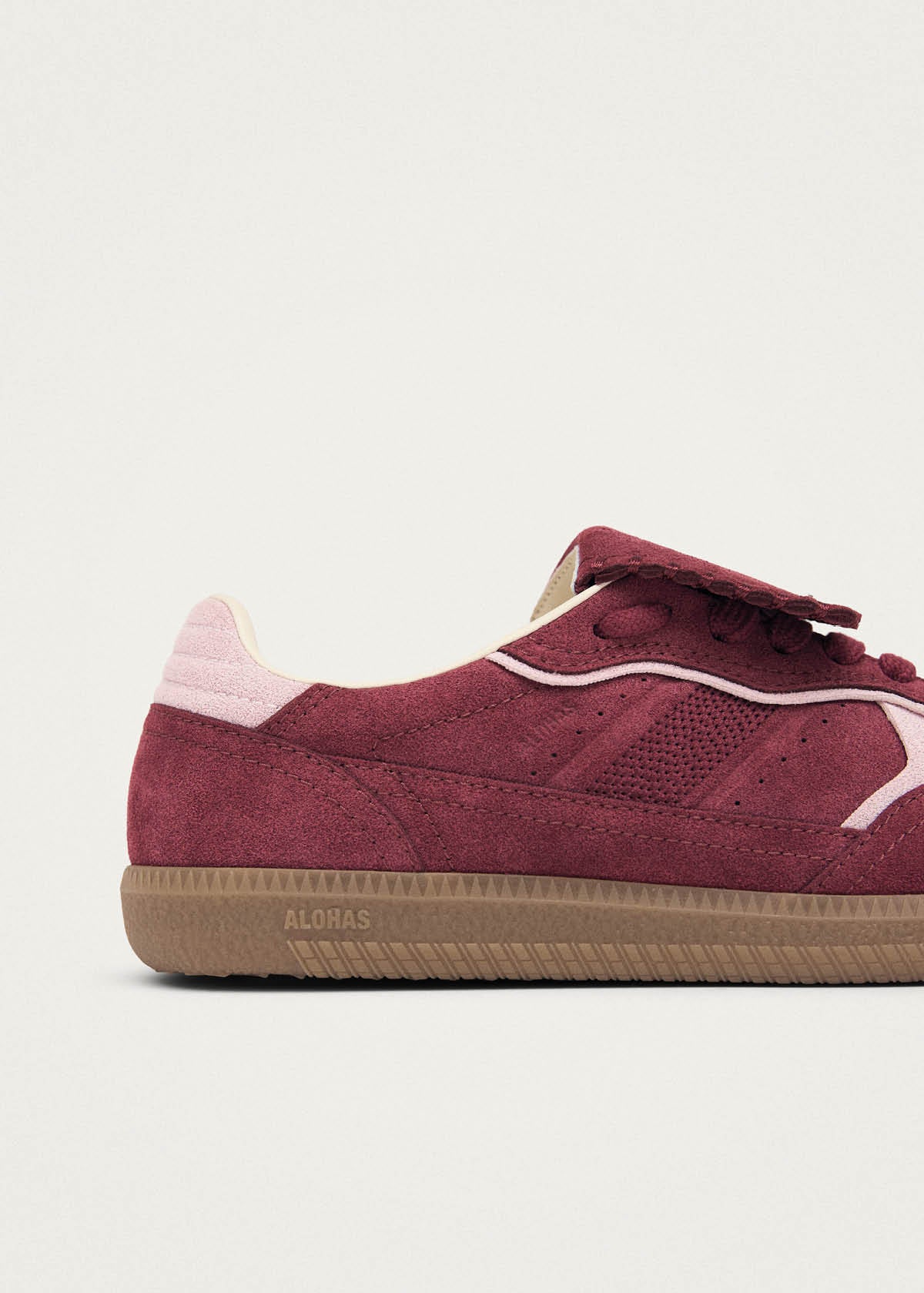 Tb.490 Club Sneakers en Cuir Recyclé Bordeaux