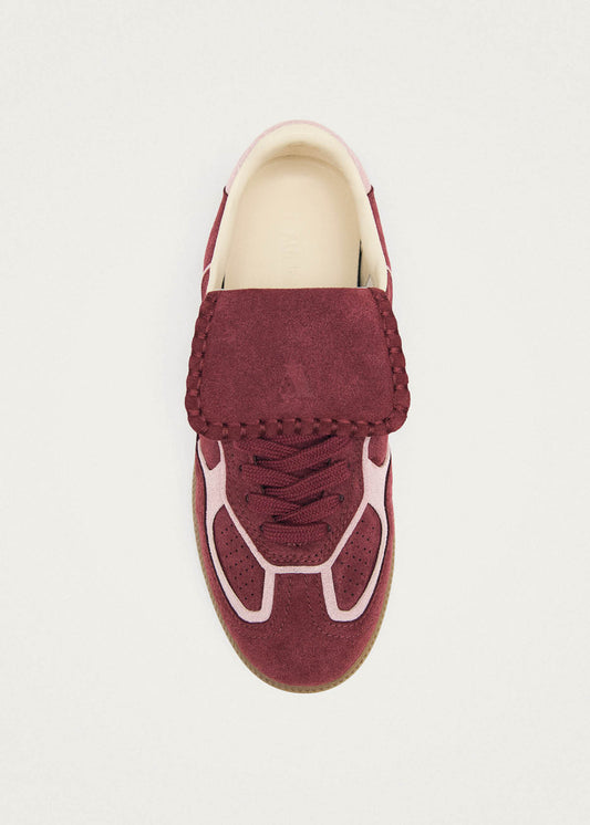 Tb.490 Club Burgundy Recycled Leather Sneakers-image