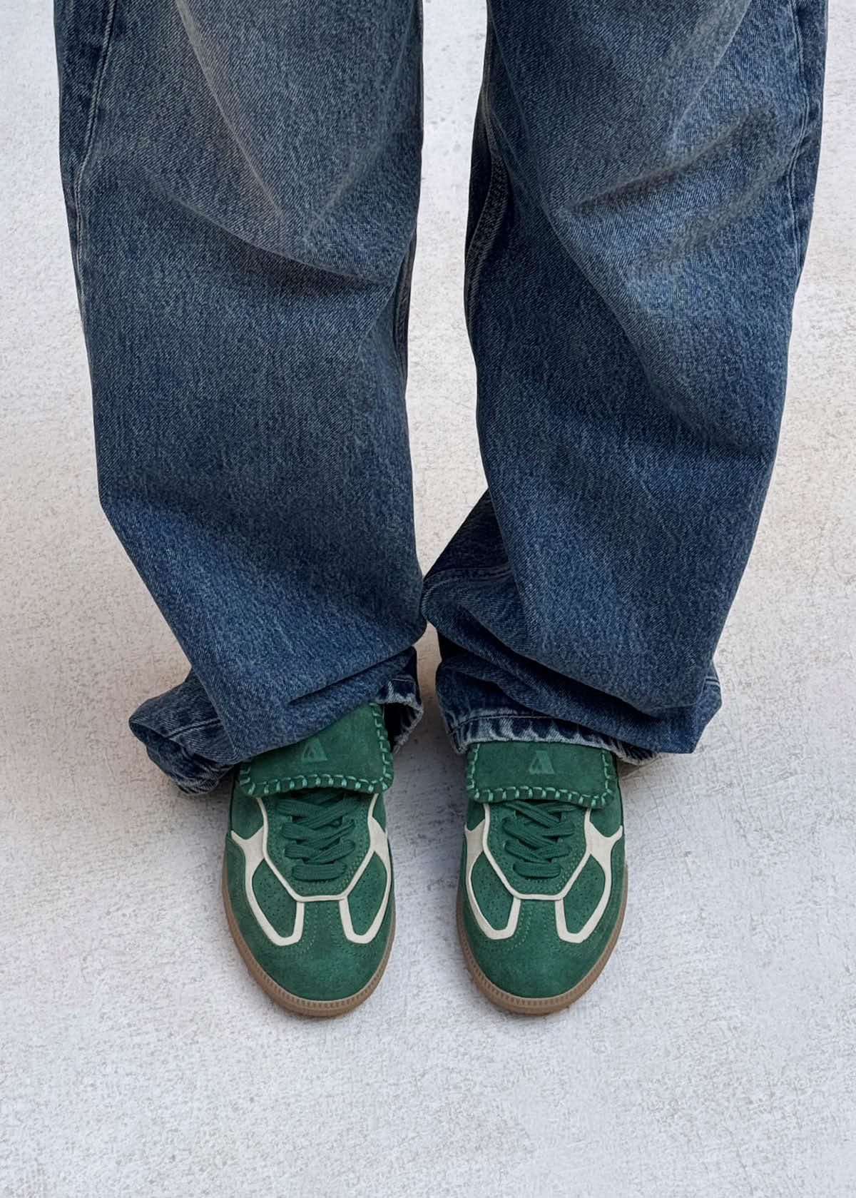 Tb.490 Club Green Recycelte Leder Sneakers